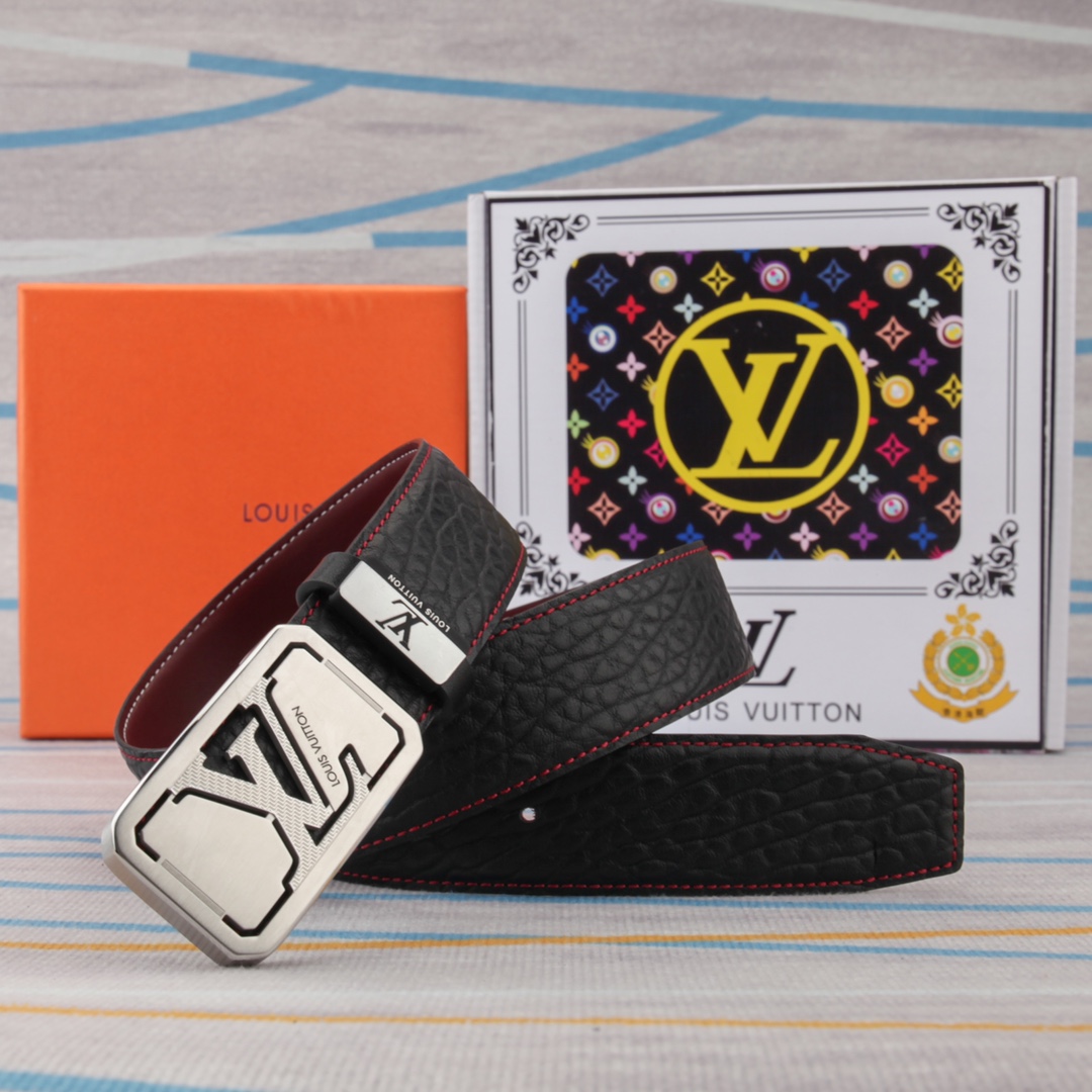 【LOUIS VUITTON】(ルイヴィトン) 3.8cmベルト メンズ  24706-BRAND OFF