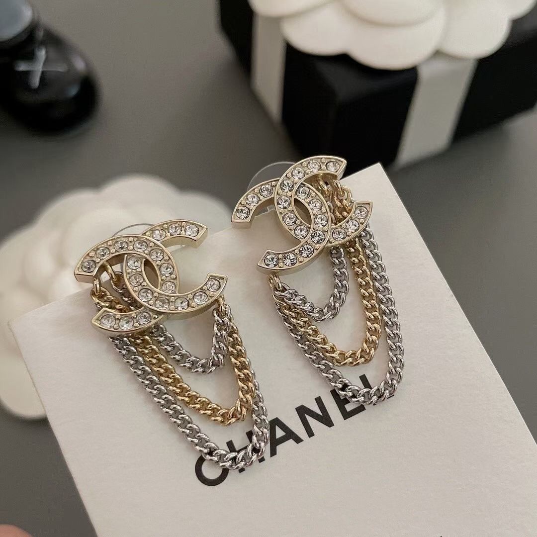 【2026】【CHANEL 】 シャネル   ファッションスタイルのイヤリング-BRAND OFF