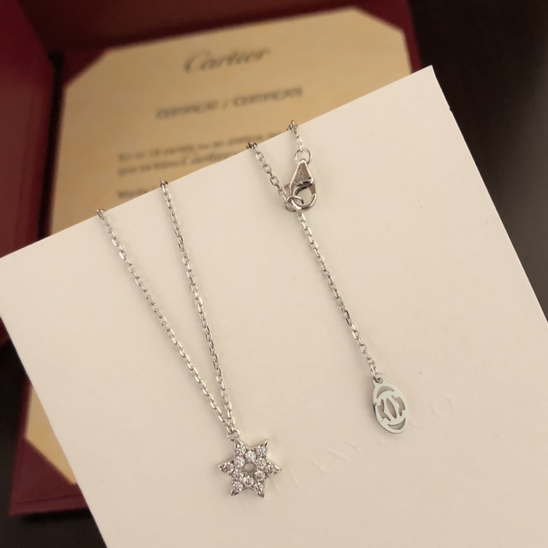 【CARTIER】ネックレス、新しいネックレス万能シンプルファッションオーナメント-BRAND OFF