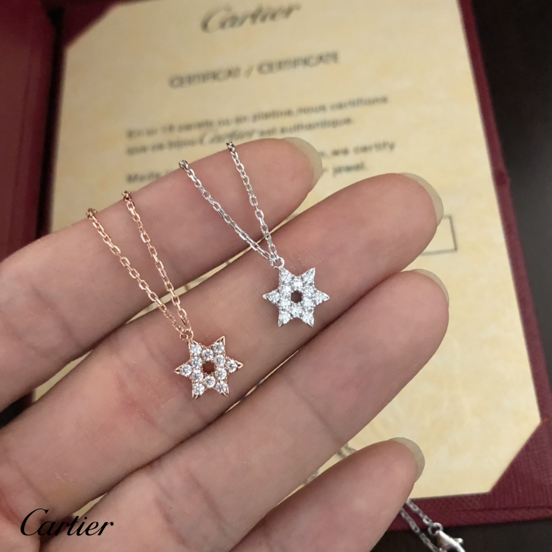 【CARTIER】ネックレス、新しいネックレス万能シンプルファッションオーナメント-BRAND OFF