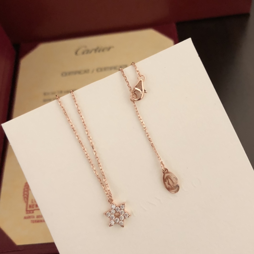 【CARTIER】ネックレス、新しいネックレス万能シンプルファッションオーナメント-BRAND OFF