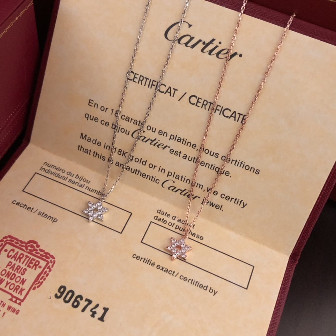 【CARTIER】ネックレス、新しいネックレス万能シンプルファッションオーナメント-BRAND OFF