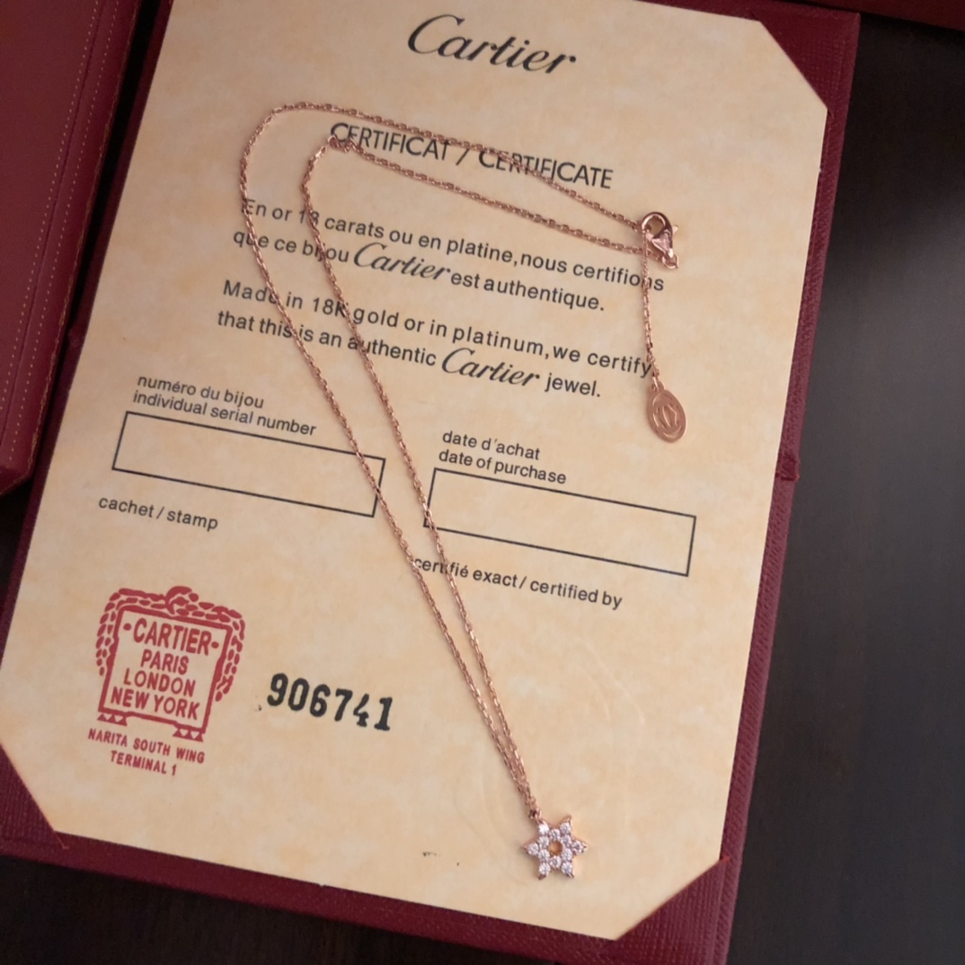 【CARTIER】ネックレス、新しいネックレス万能シンプルファッションオーナメント-BRAND OFF