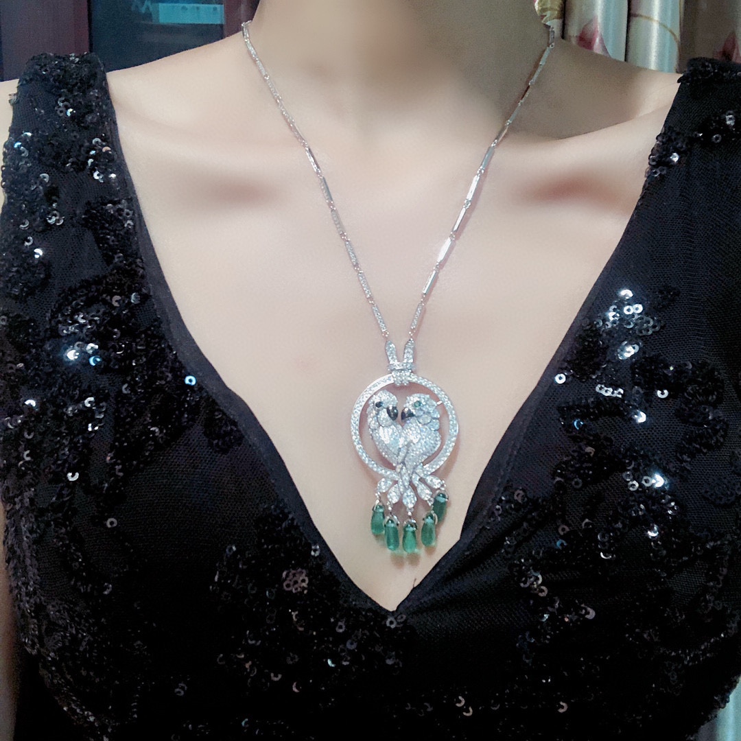 【CARTIER】ネックレス、新しいネックレス万能シンプルファッションオーナメント-BRAND OFF