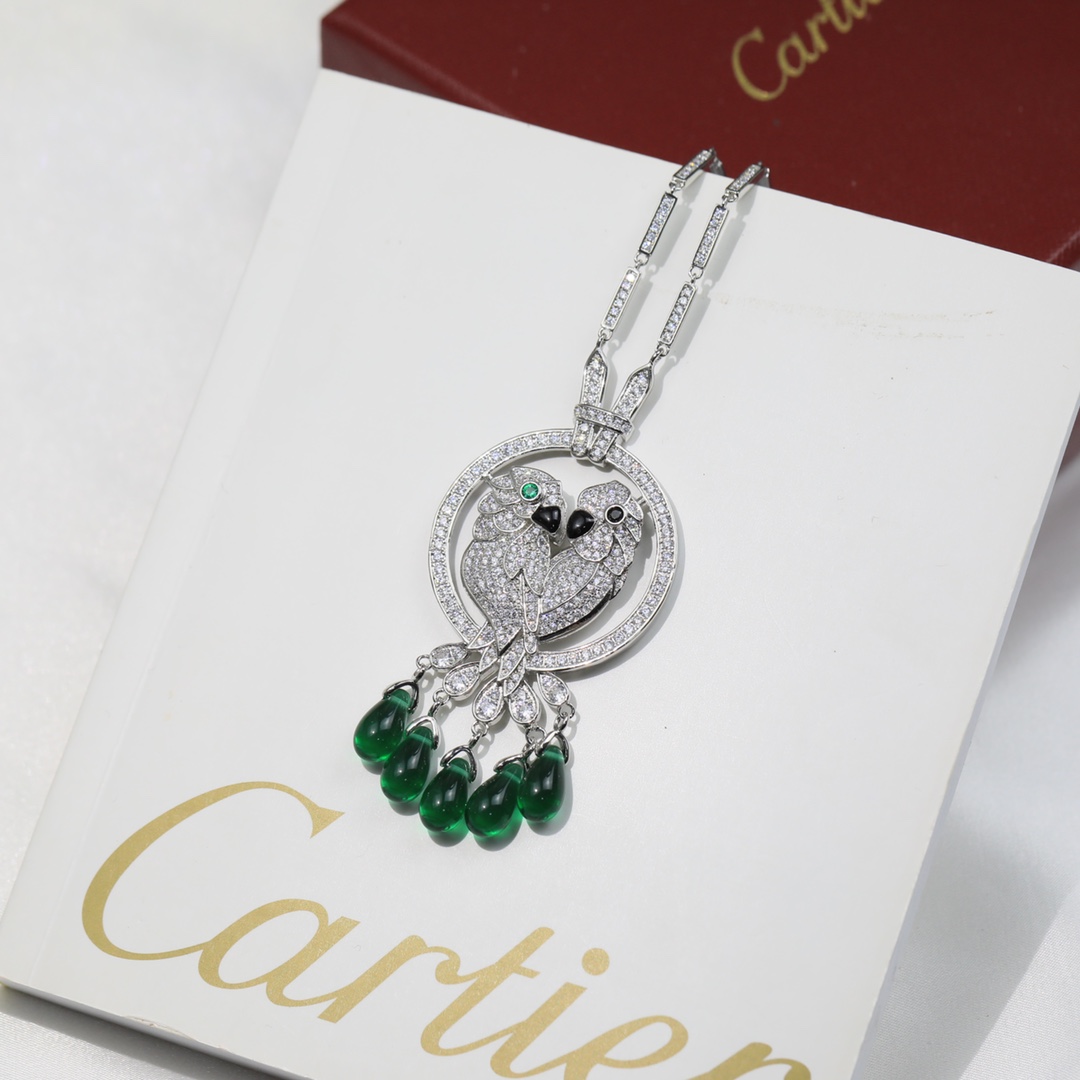【CARTIER】ネックレス、新しいネックレス万能シンプルファッションオーナメント-BRAND OFF