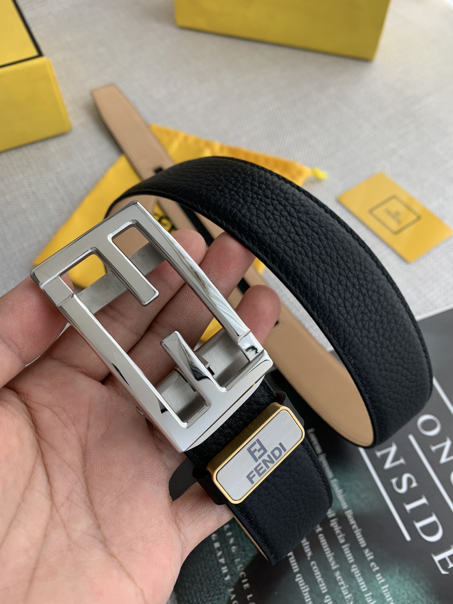 【2026】【FENDI】(フェンディ) 3.5cm   ベルト メンズ-BRAND OFF