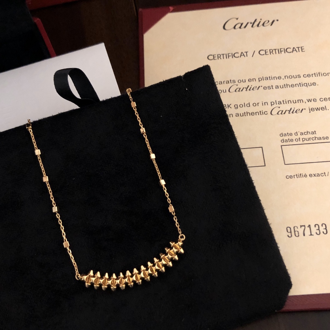 【CARTIER】ネックレス、新しいネックレス万能シンプルファッションオーナメント-BRAND OFF