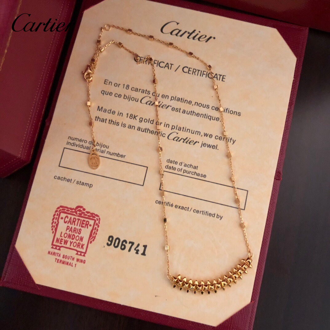 【CARTIER】ネックレス、新しいネックレス万能シンプルファッションオーナメント-BRAND OFF