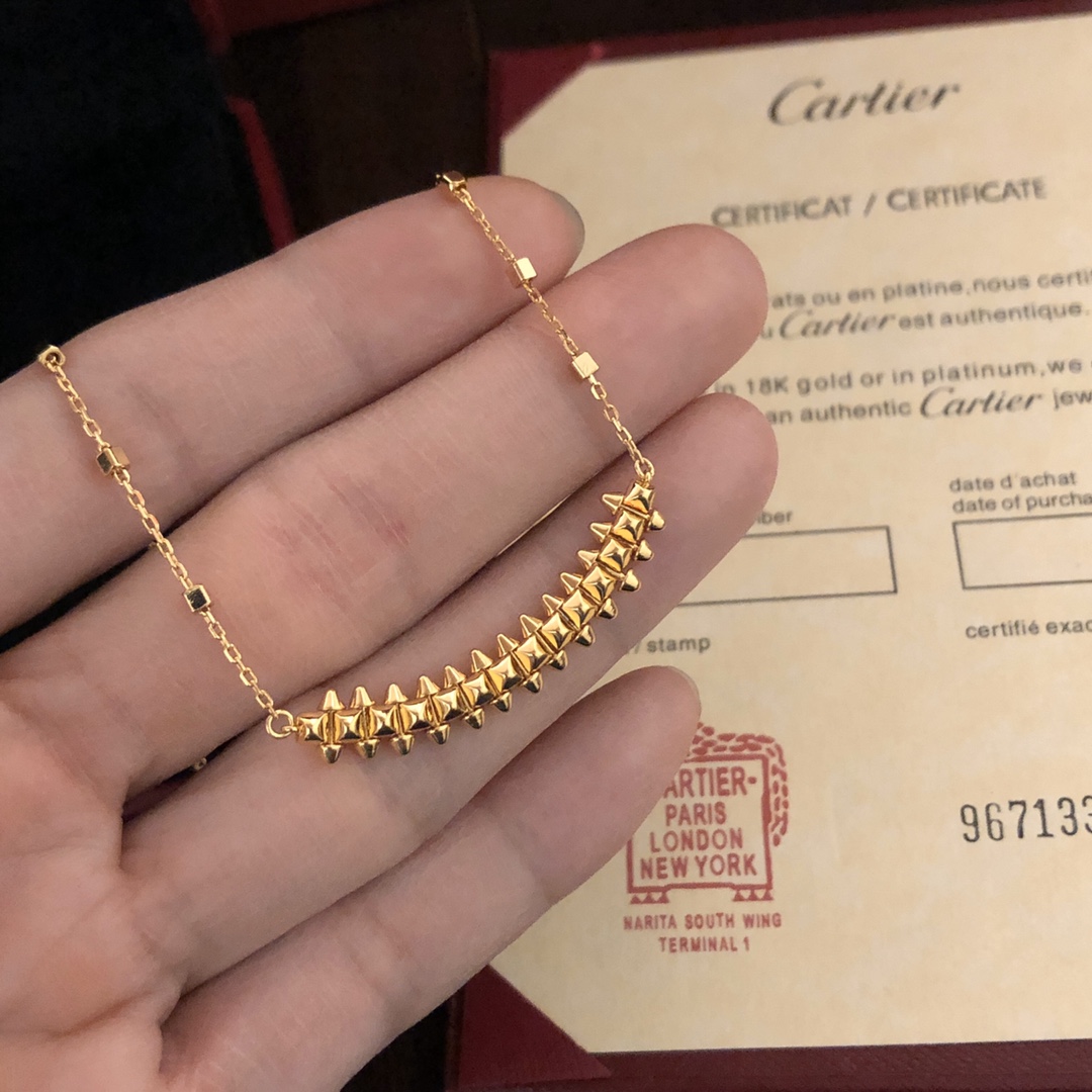 【CARTIER】ネックレス、新しいネックレス万能シンプルファッションオーナメント-BRAND OFF