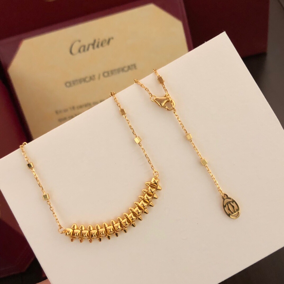 【CARTIER】ネックレス、新しいネックレス万能シンプルファッションオーナメント-BRAND OFF