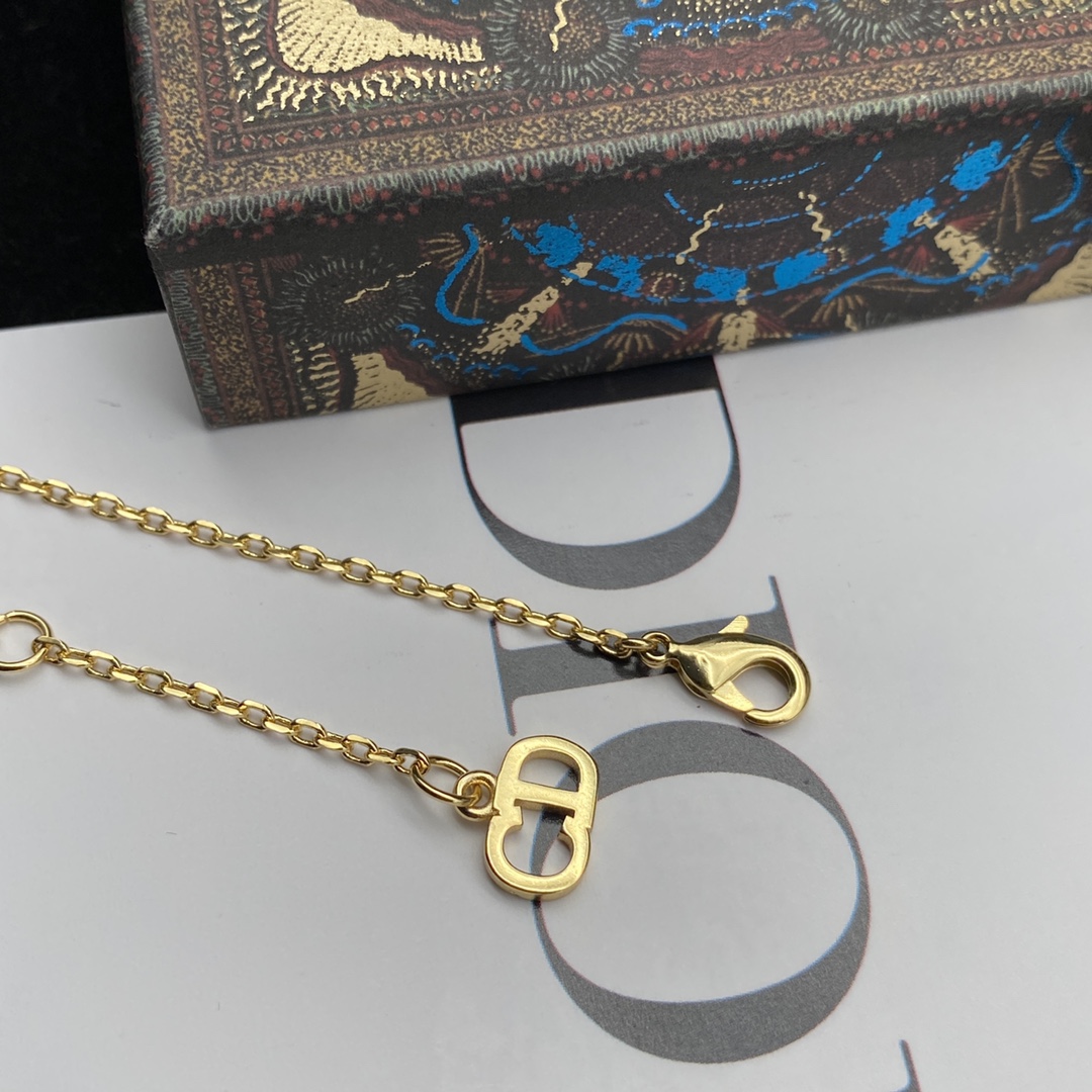 【DIOR】ネックレス、新しいネックレス万能シンプルファッションオーナメント-BRAND OFF