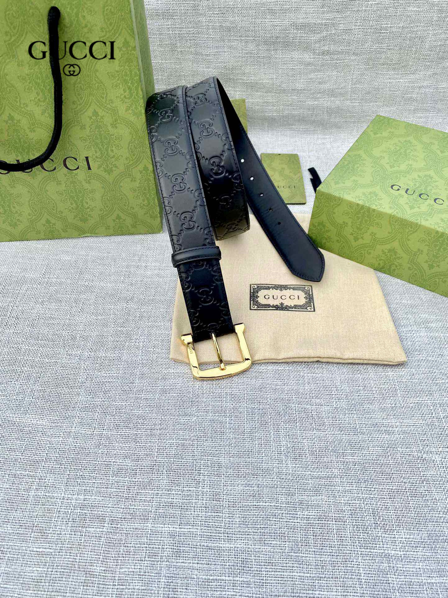 【GUCCI】(クッチ) 4cmベルト メンズ-BRAND OFF