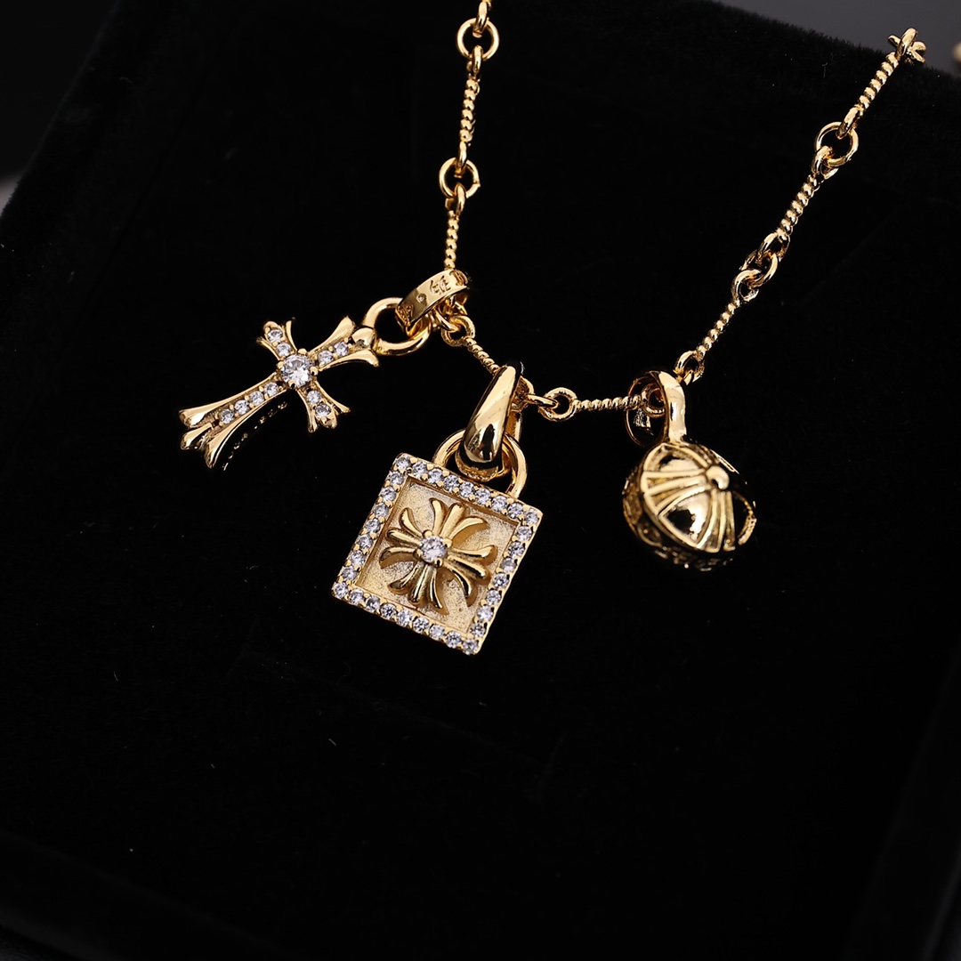 【CHROME HEARTS】ネックレス、新しいネックレス万能シンプルファッションオーナメント-BRAND OFF