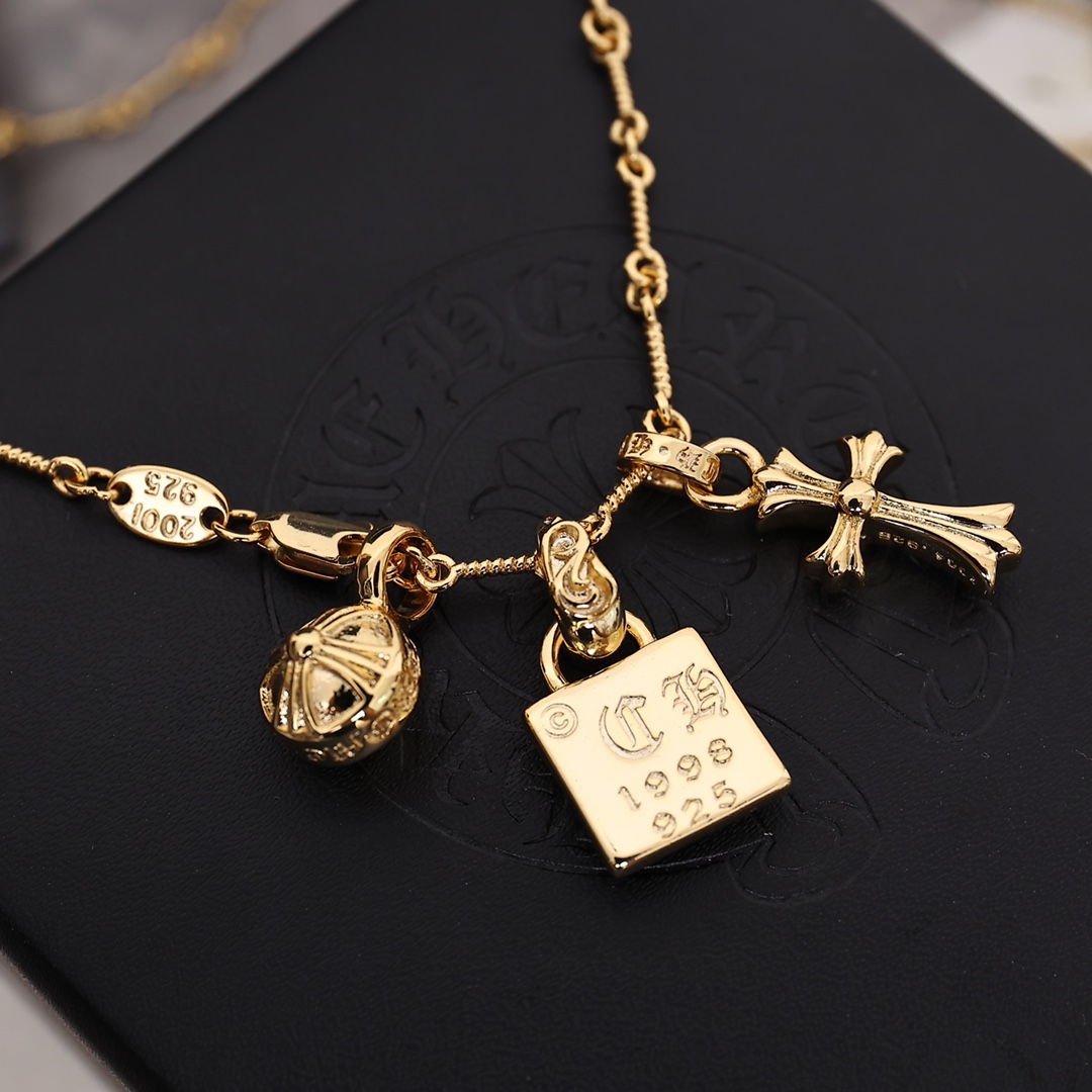 【CHROME HEARTS】ネックレス、新しいネックレス万能シンプルファッションオーナメント-BRAND OFF