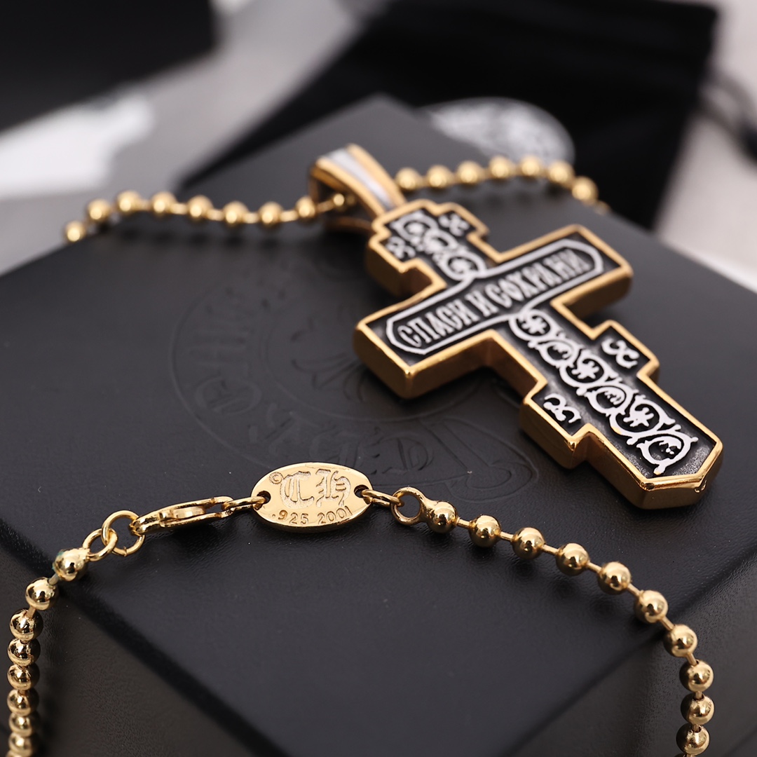 【CHROME HEARTS】クロムハーツ、新しいネックレス万能シンプルファッションオーナメント 2471-BRAND OFF