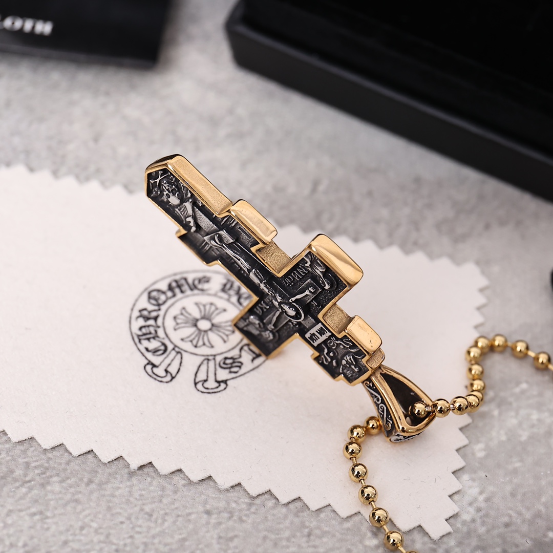 【CHROME HEARTS】クロムハーツ、新しいネックレス万能シンプルファッションオーナメント 2471-BRAND OFF