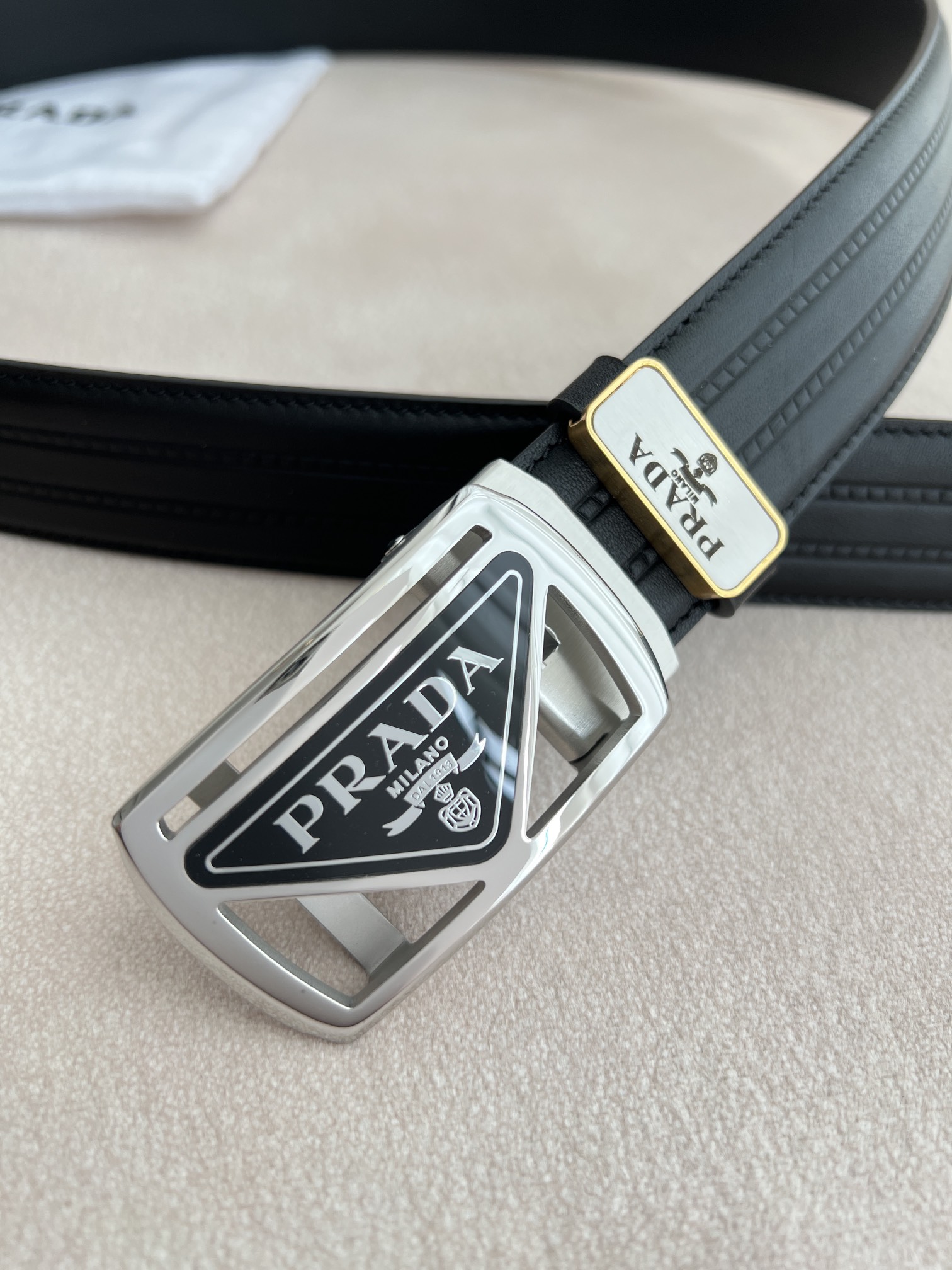 【2026】【PRADA】(プラダ) 3.5cmベルト メンズ-BRAND OFF