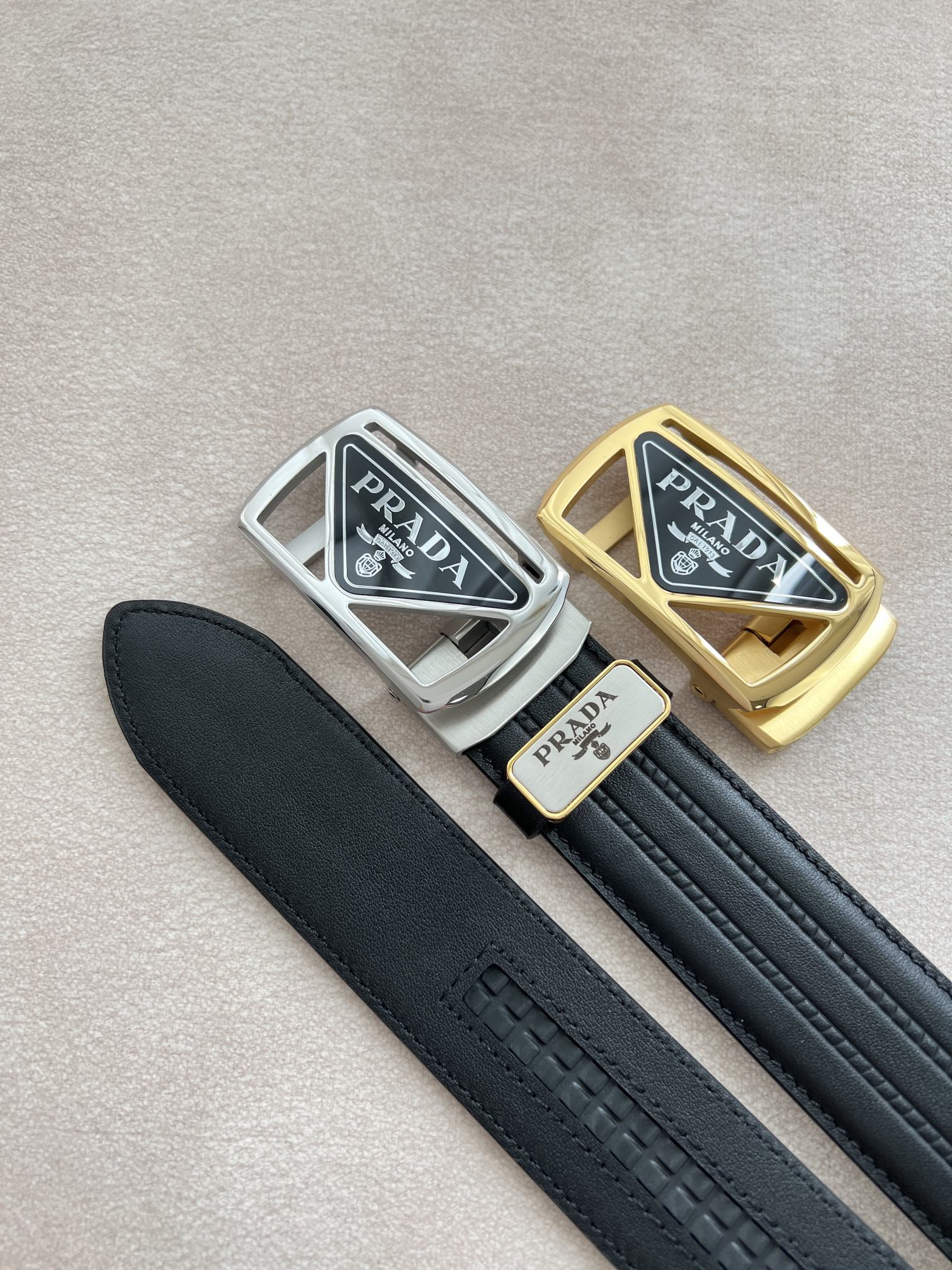 【2026】【PRADA】(プラダ) 3.5cmベルト メンズ-BRAND OFF