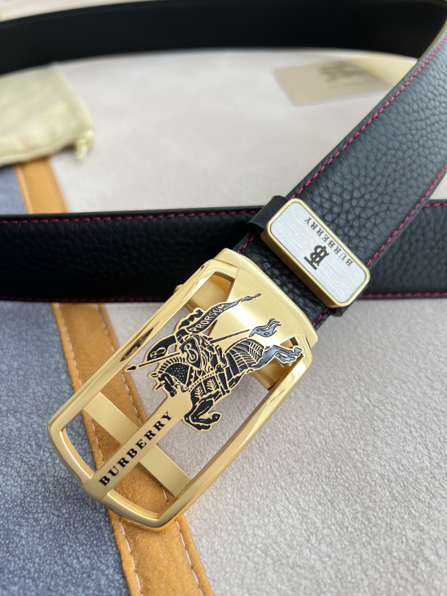 【BURBERRY 】(バーバリー) 3.5cmベルト メンズ 240904-BRAND OFF