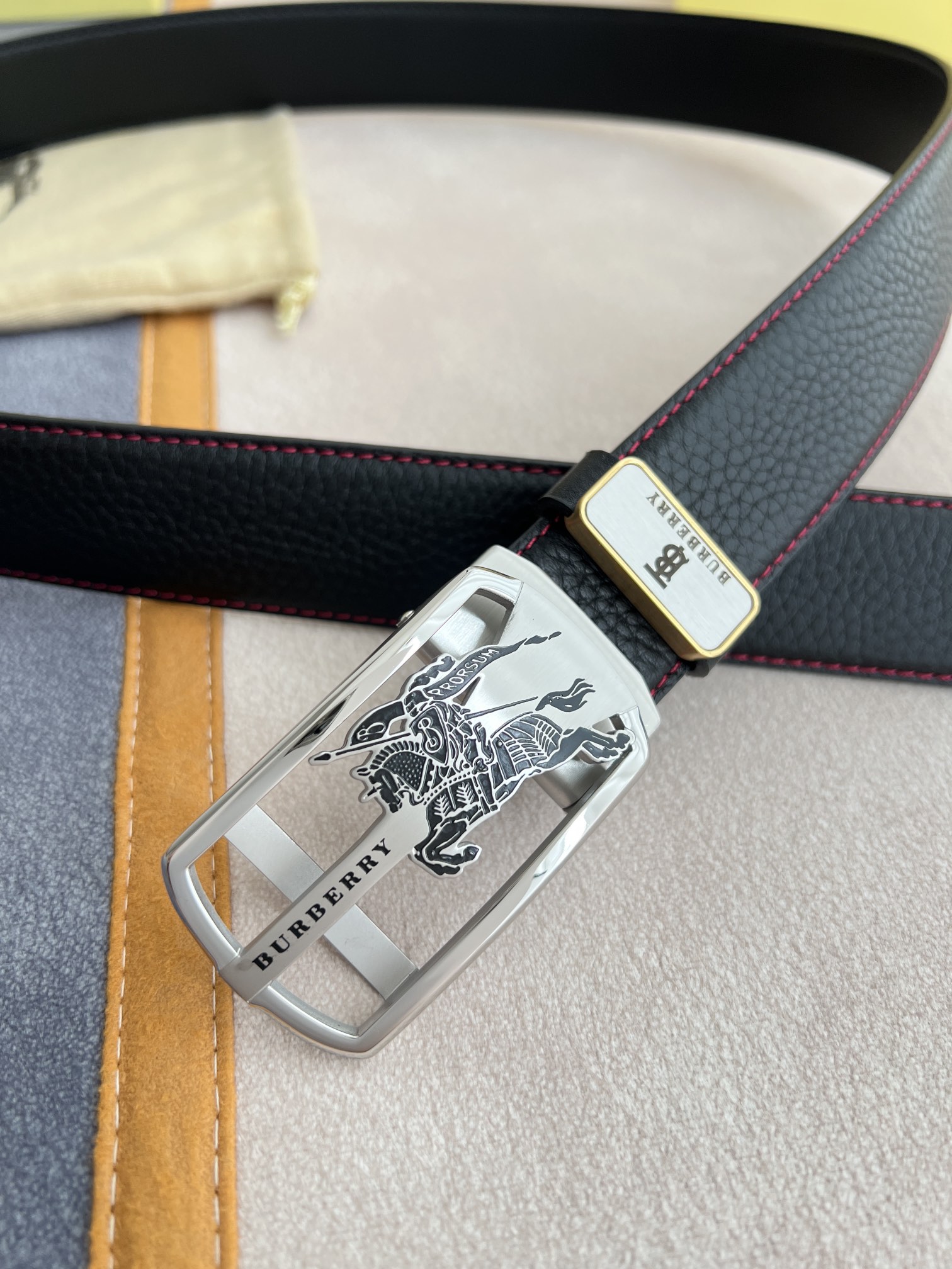 【BURBERRY 】(バーバリー) 3.5cmベルト メンズ 240904-BRAND OFF