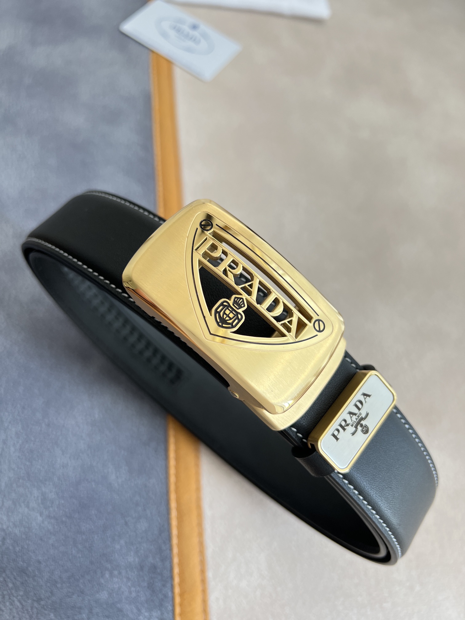 【2026】【PRADA】(プラダ) 3.5cmベルト メンズ-BRAND OFF