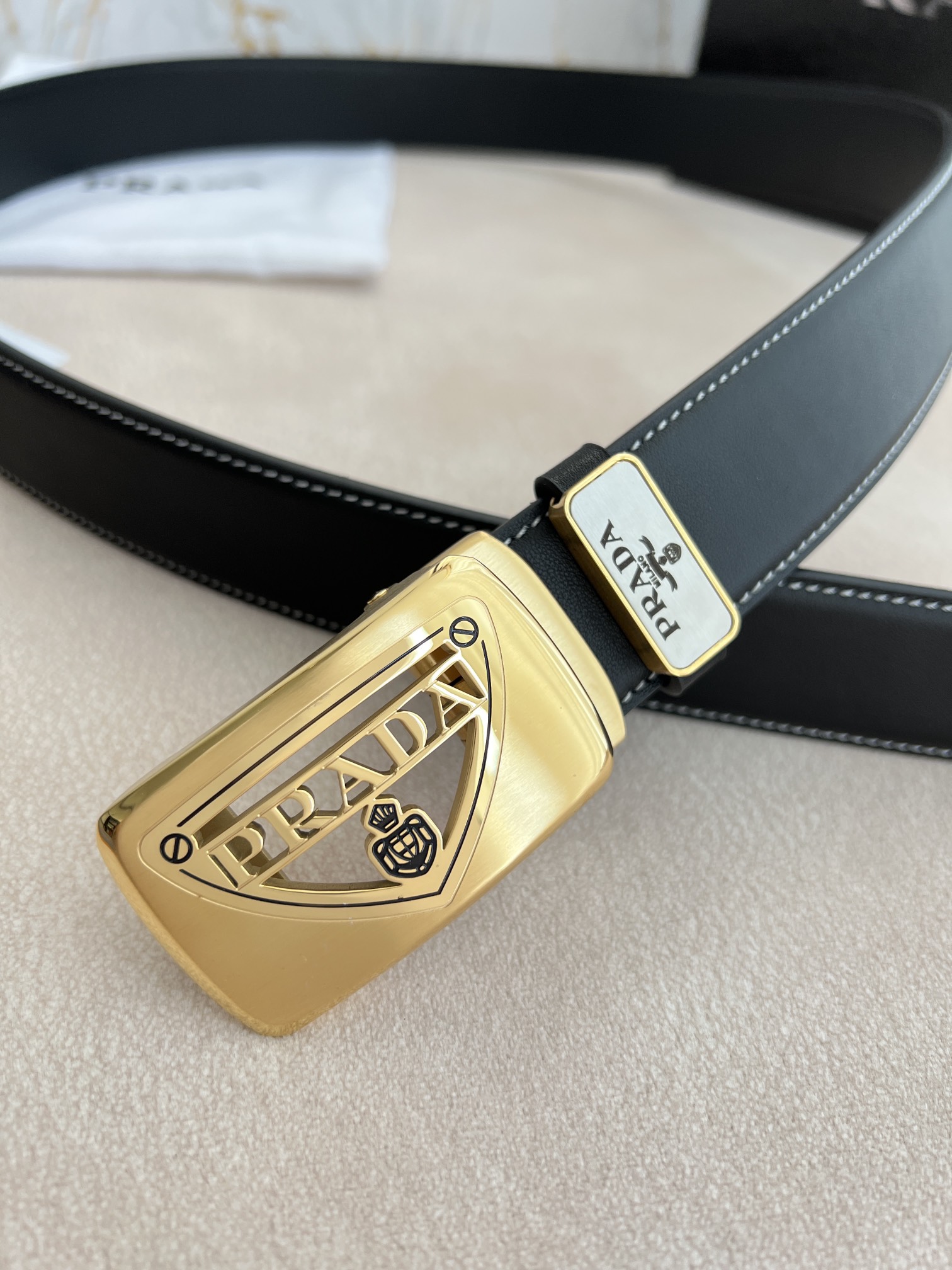 【2026】【PRADA】(プラダ) 3.5cmベルト メンズ-BRAND OFF