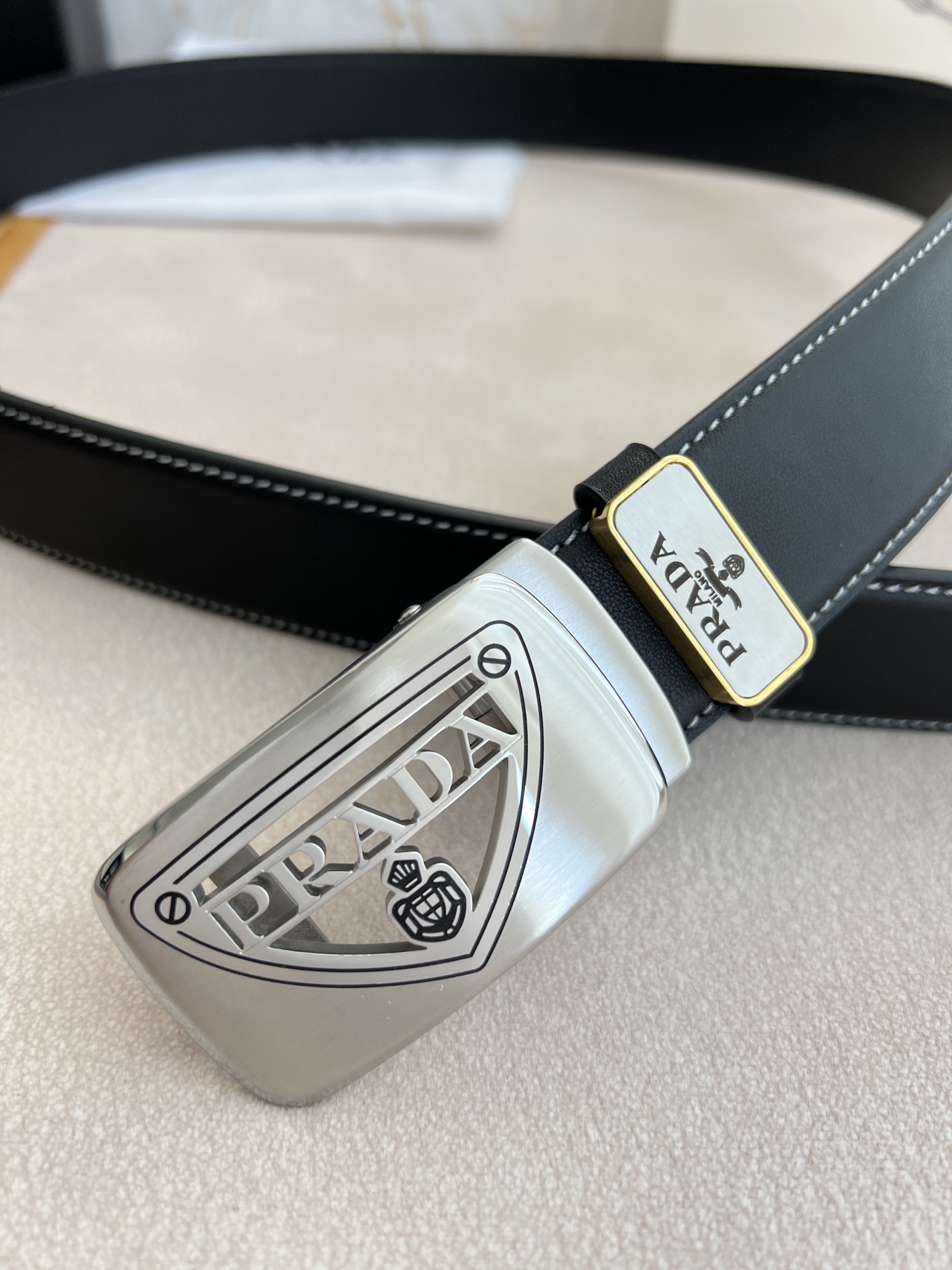 【2026】【PRADA】(プラダ) 3.5cmベルト メンズ-BRAND OFF
