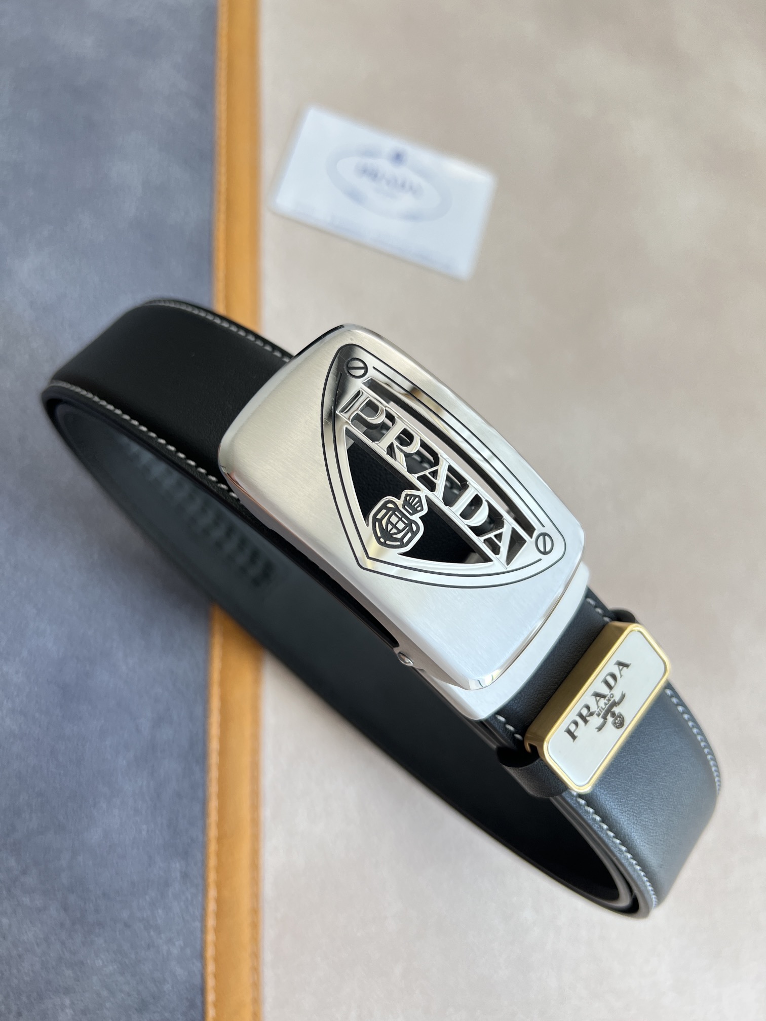 【2026】【PRADA】(プラダ) 3.5cmベルト メンズ-BRAND OFF