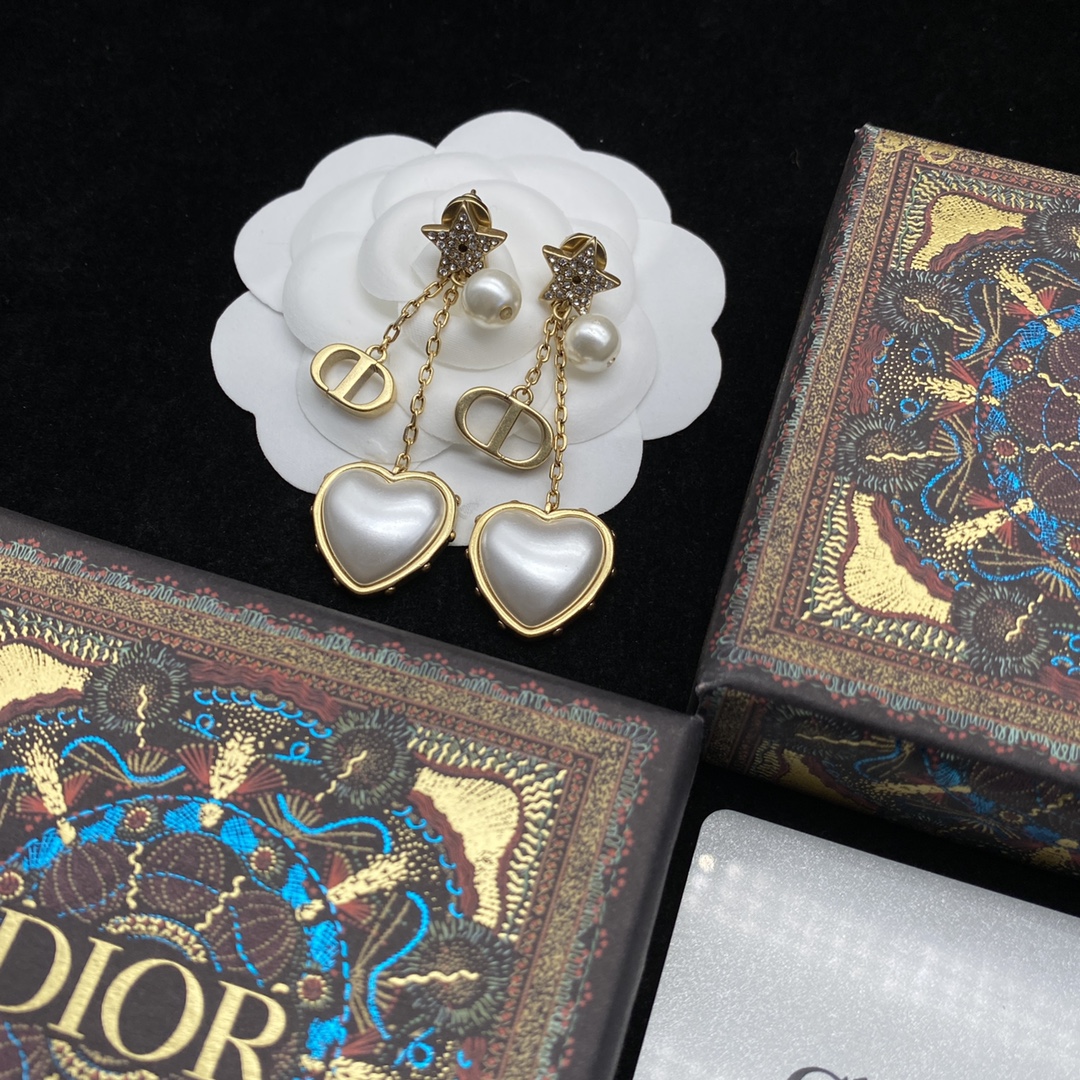 【2026】【DIOR】ディオール  ファッションスタイルのイヤリング-BRAND OFF