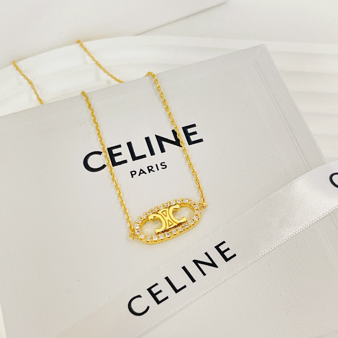 【2026】【CELINE】ネックレス、新しいネックレス万能シンプルファッションオーナメント-BRAND OFF