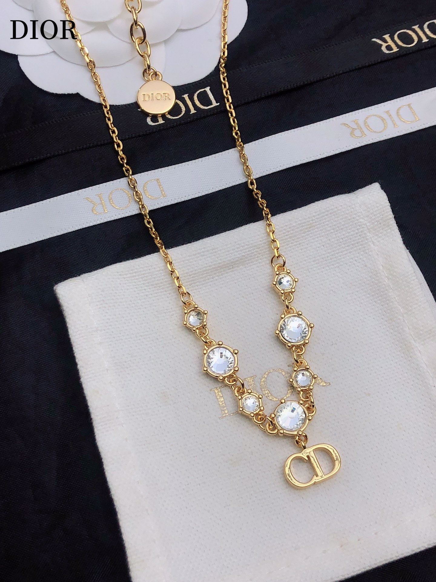 【DIOR】ネックレス、新しいネックレス万能シンプルファッションオーナメント-BRAND OFF