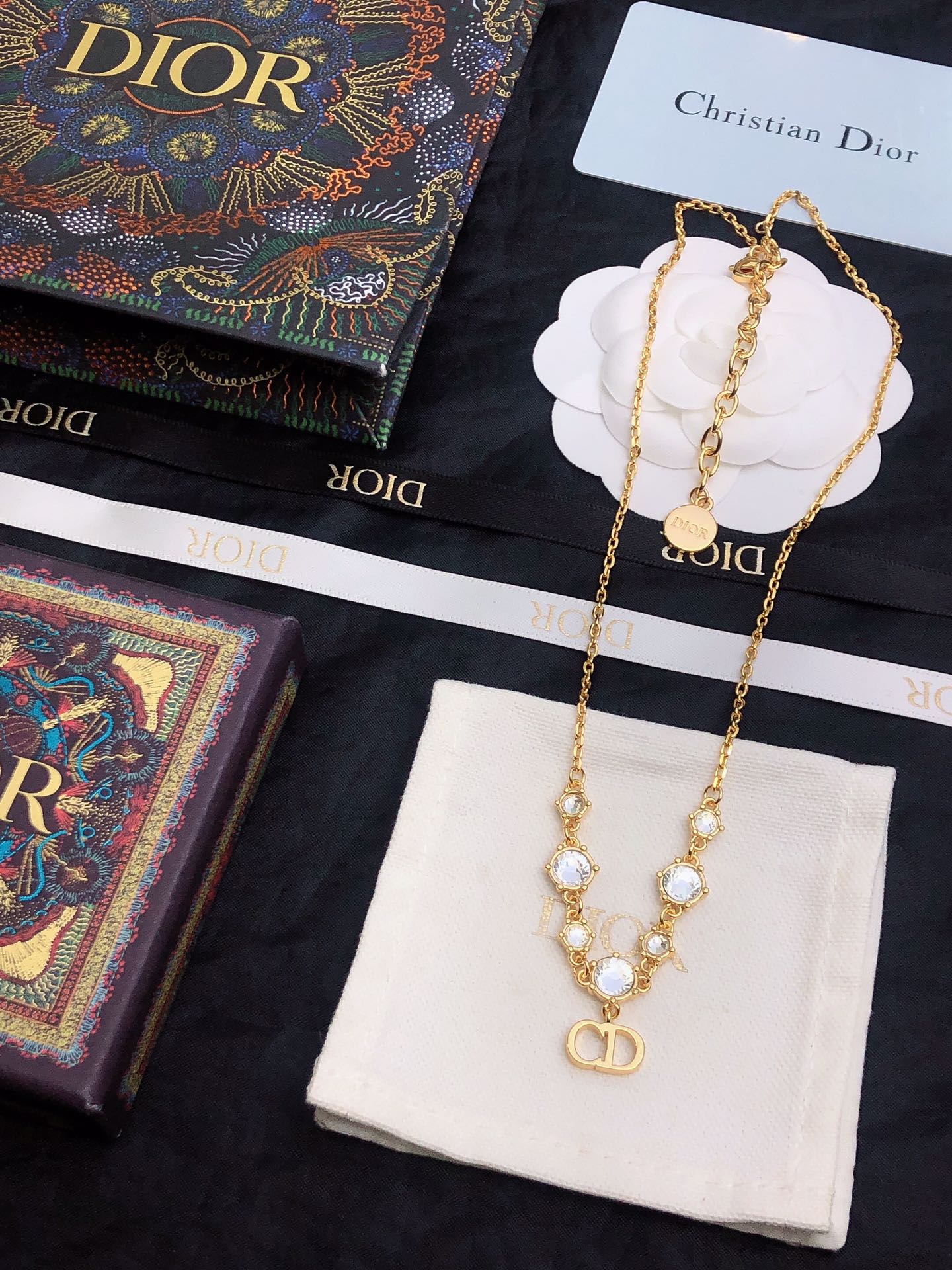 【DIOR】ネックレス、新しいネックレス万能シンプルファッションオーナメント-BRAND OFF