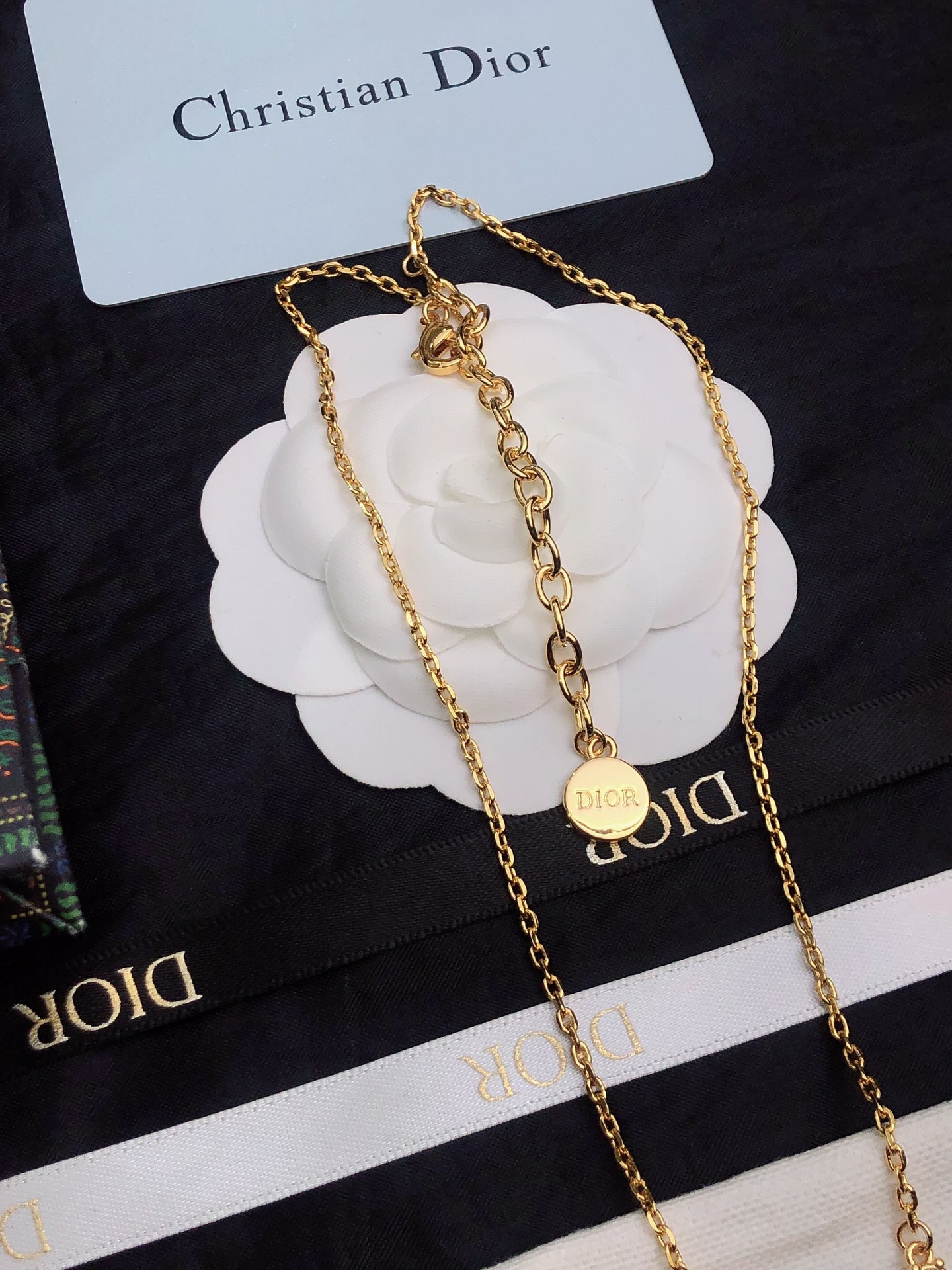 【DIOR】ネックレス、新しいネックレス万能シンプルファッションオーナメント-BRAND OFF