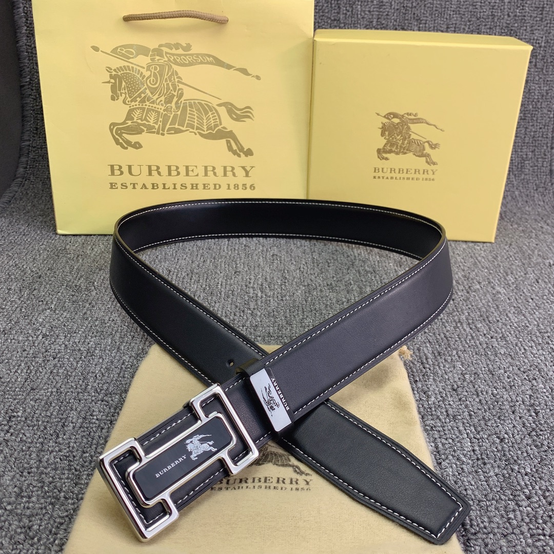 【2026】【BURBERRY 】(バーバリー) 3.8cmベルト メンズ-BRAND OFF