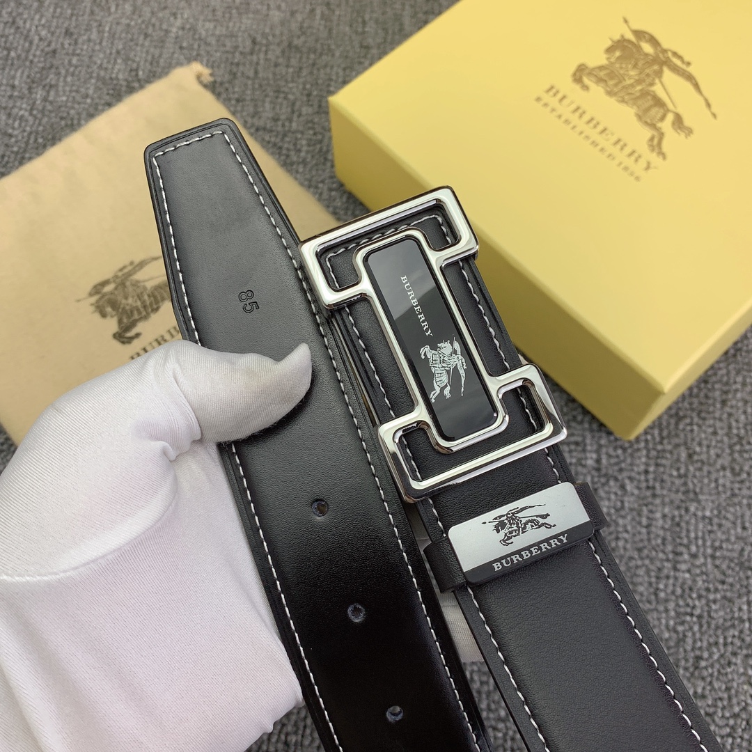 【2026】【BURBERRY 】(バーバリー) 3.8cmベルト メンズ-BRAND OFF