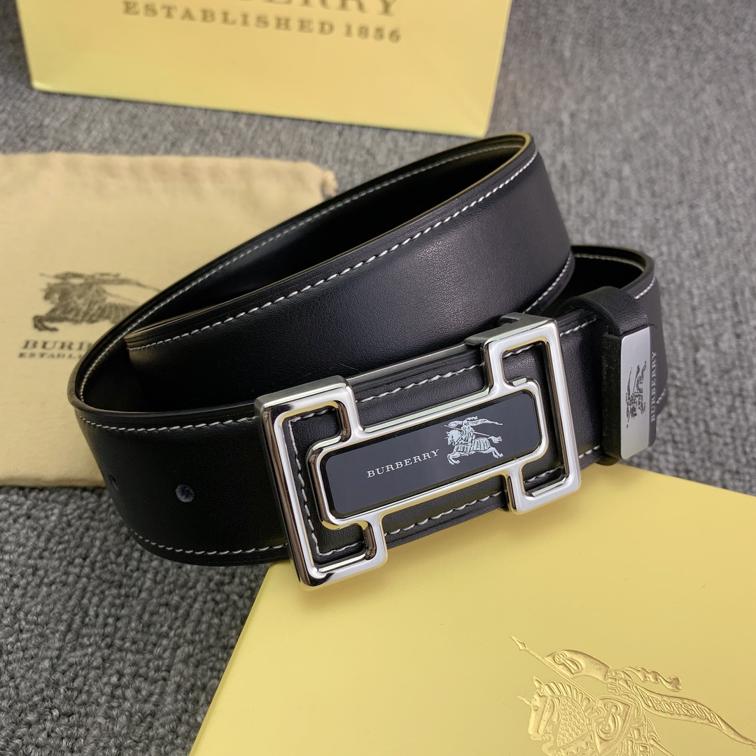 【2026】【BURBERRY 】(バーバリー) 3.8cmベルト メンズ-BRAND OFF