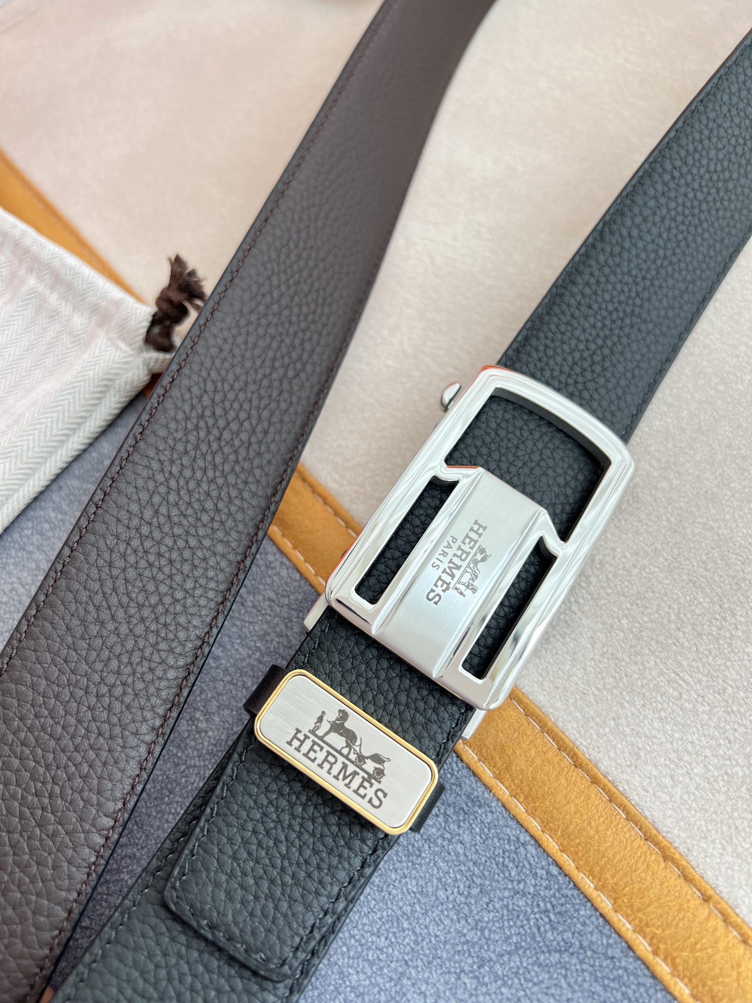 【HERMES】(エルメス) 3.5CM ベルト メンズ-BRAND OFF