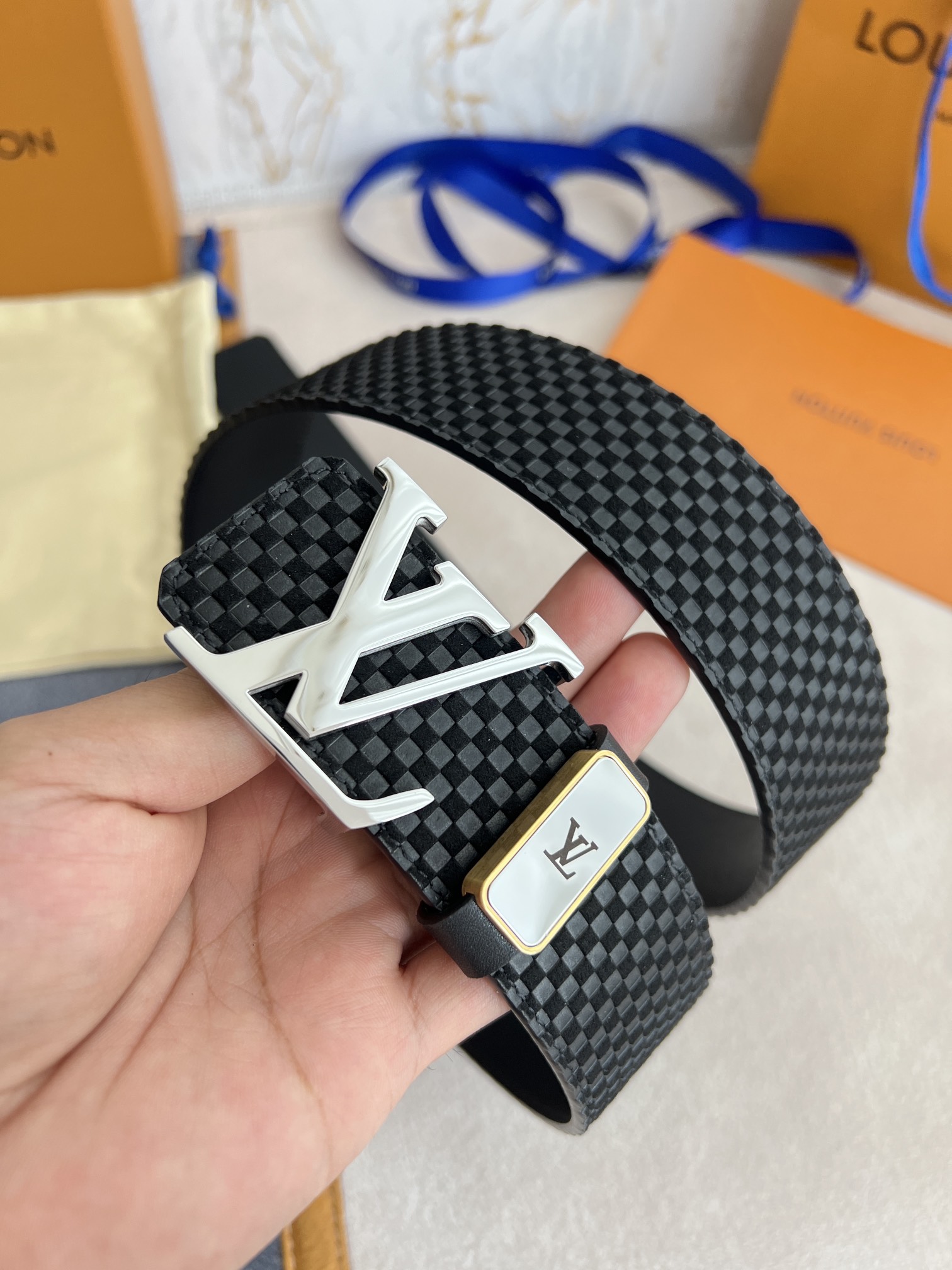 【2026】【LOUIS VUITTON】(ルイヴィトン) 4.0cm   ベルト メンズ-BRAND OFF
