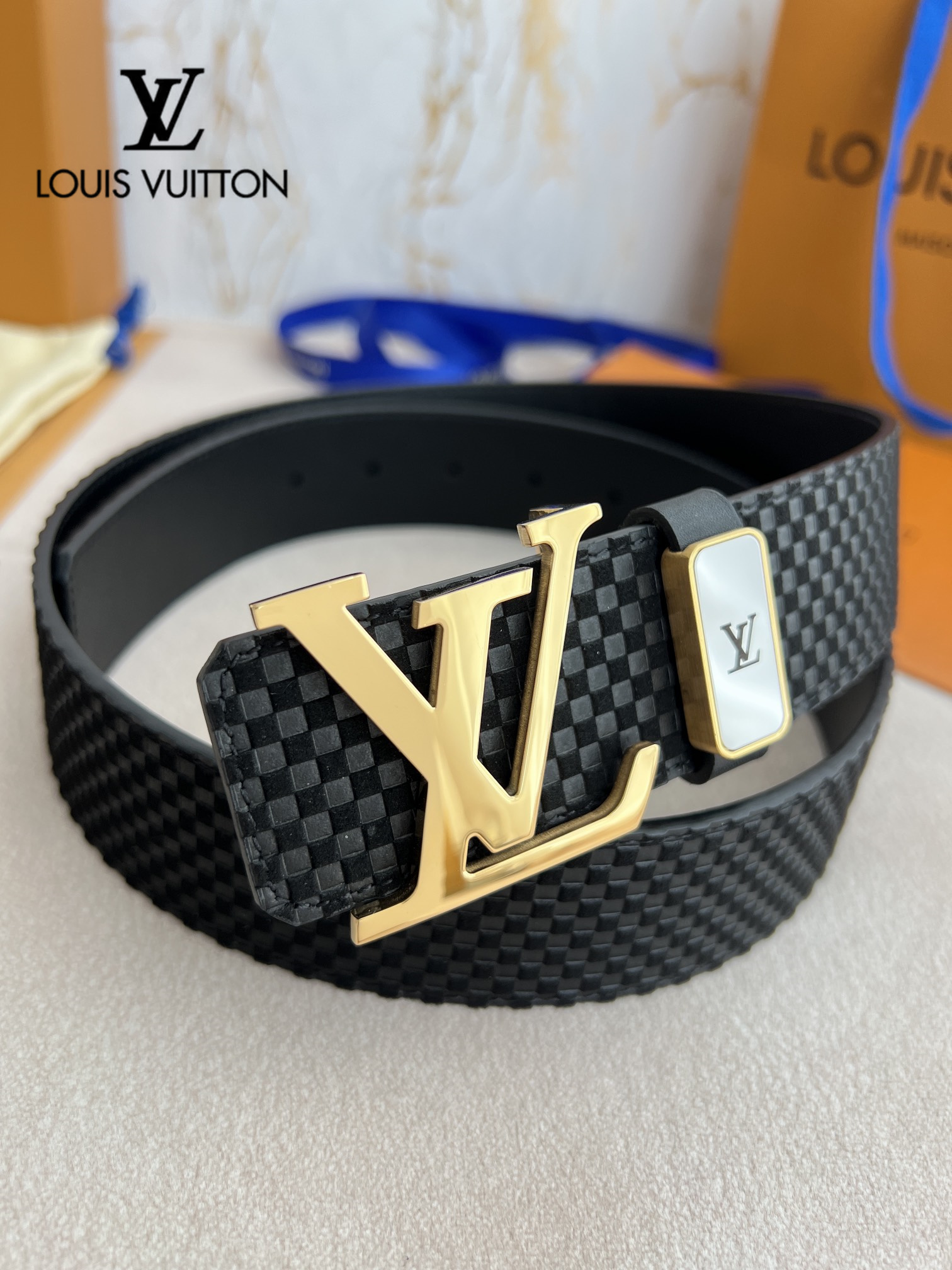 【2026】【LOUIS VUITTON】(ルイヴィトン) 4.0cm   ベルト メンズ-BRAND OFF