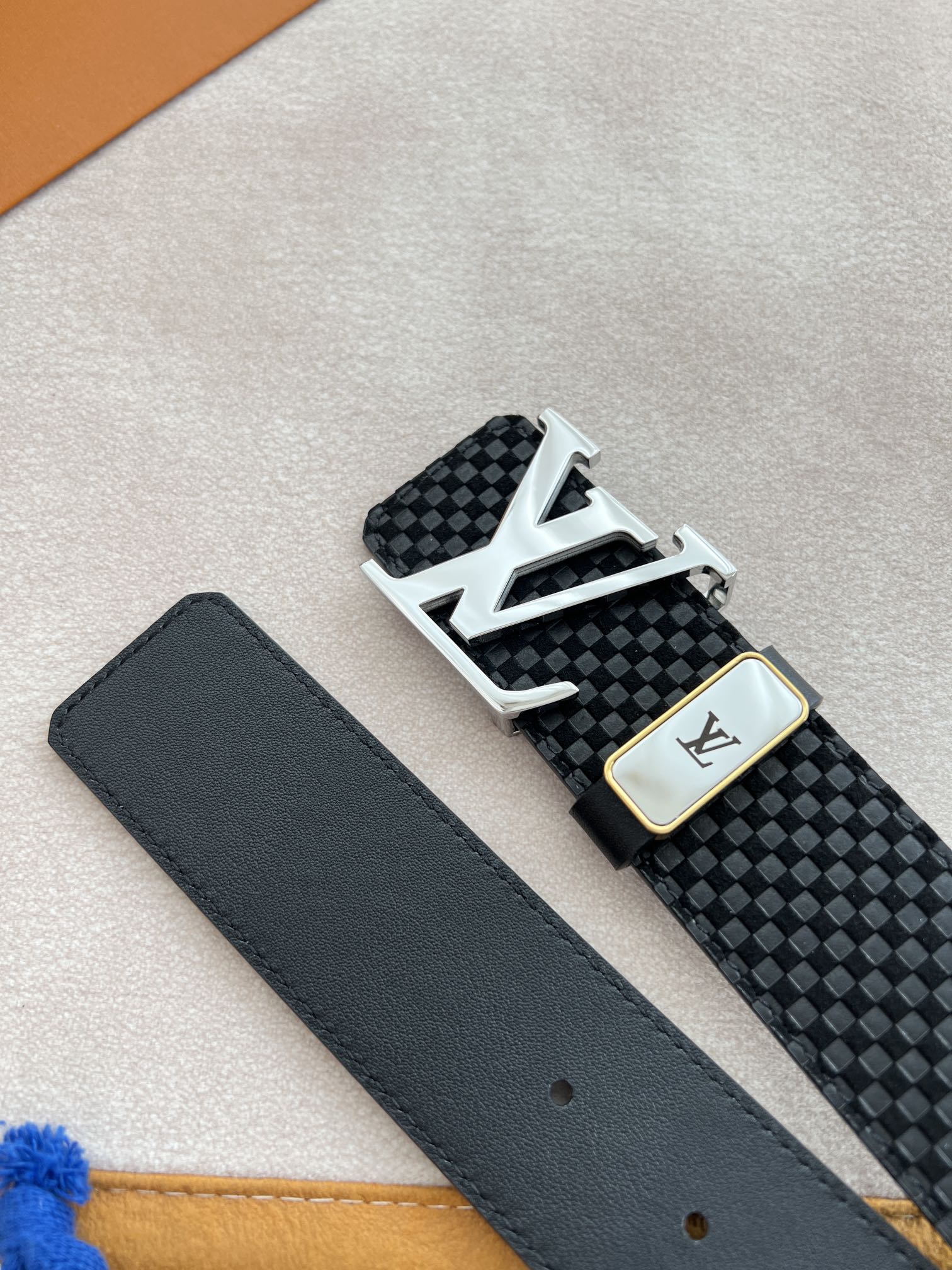 【2026】【LOUIS VUITTON】(ルイヴィトン) 4.0cm   ベルト メンズ-BRAND OFF