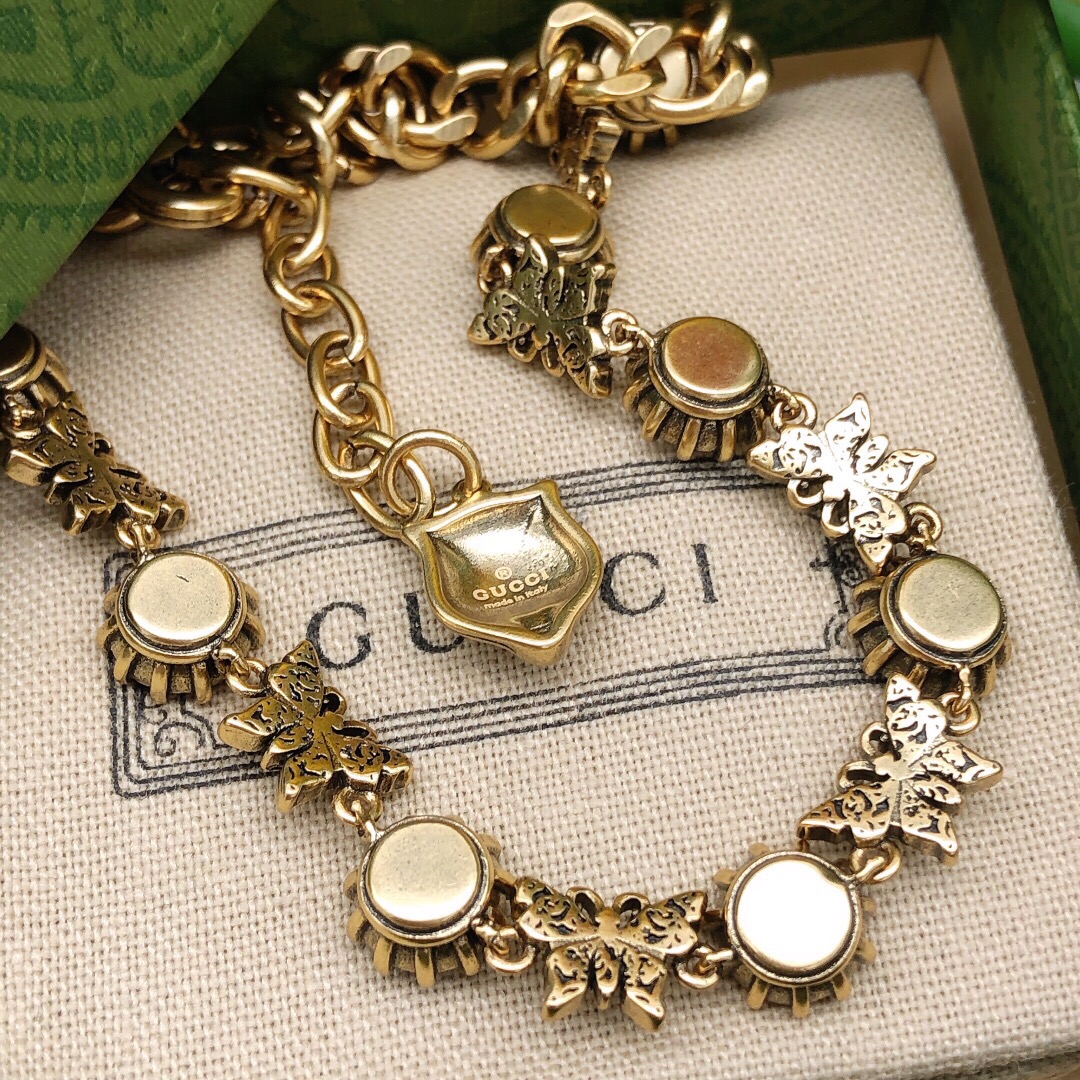 【2026】【GUCCI】ネックレス、新しいネックレス万能シンプルファッションオーナメント 2474-BRAND OFF