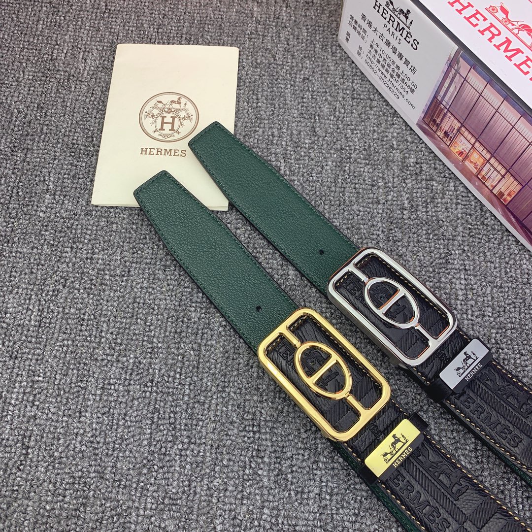 【HERMES】(エルメス) 3.8CM ベルト メンズ-BRAND OFF