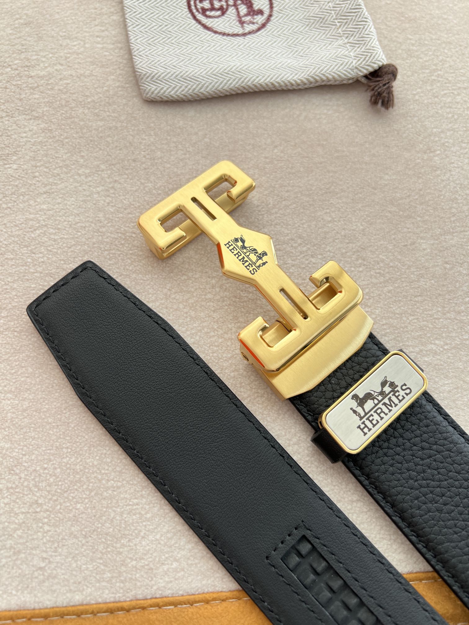【HERMES】(エルメス) 3.5CM ベルト メンズ-BRAND OFF