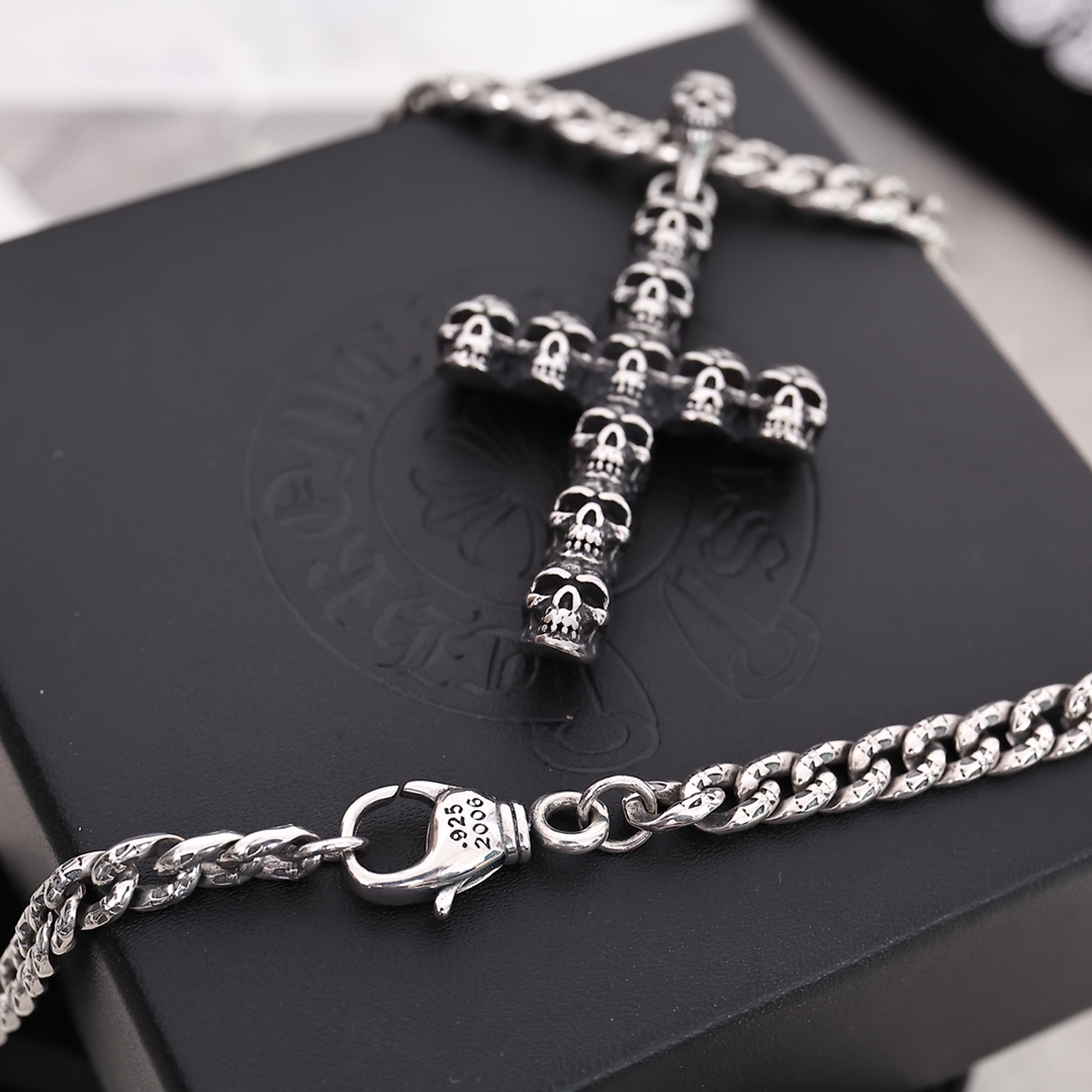 【CHROME HEARTS】ネックレス、新しいネックレス万能シンプルファッションオーナメント-BRAND OFF