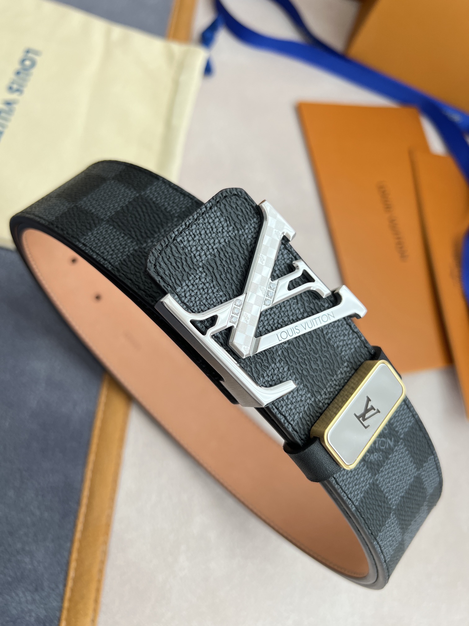 【2026】【 LOUIS VUITTON】(ルイヴィトン) 3.8cmベルト メンズ-BRAND OFF