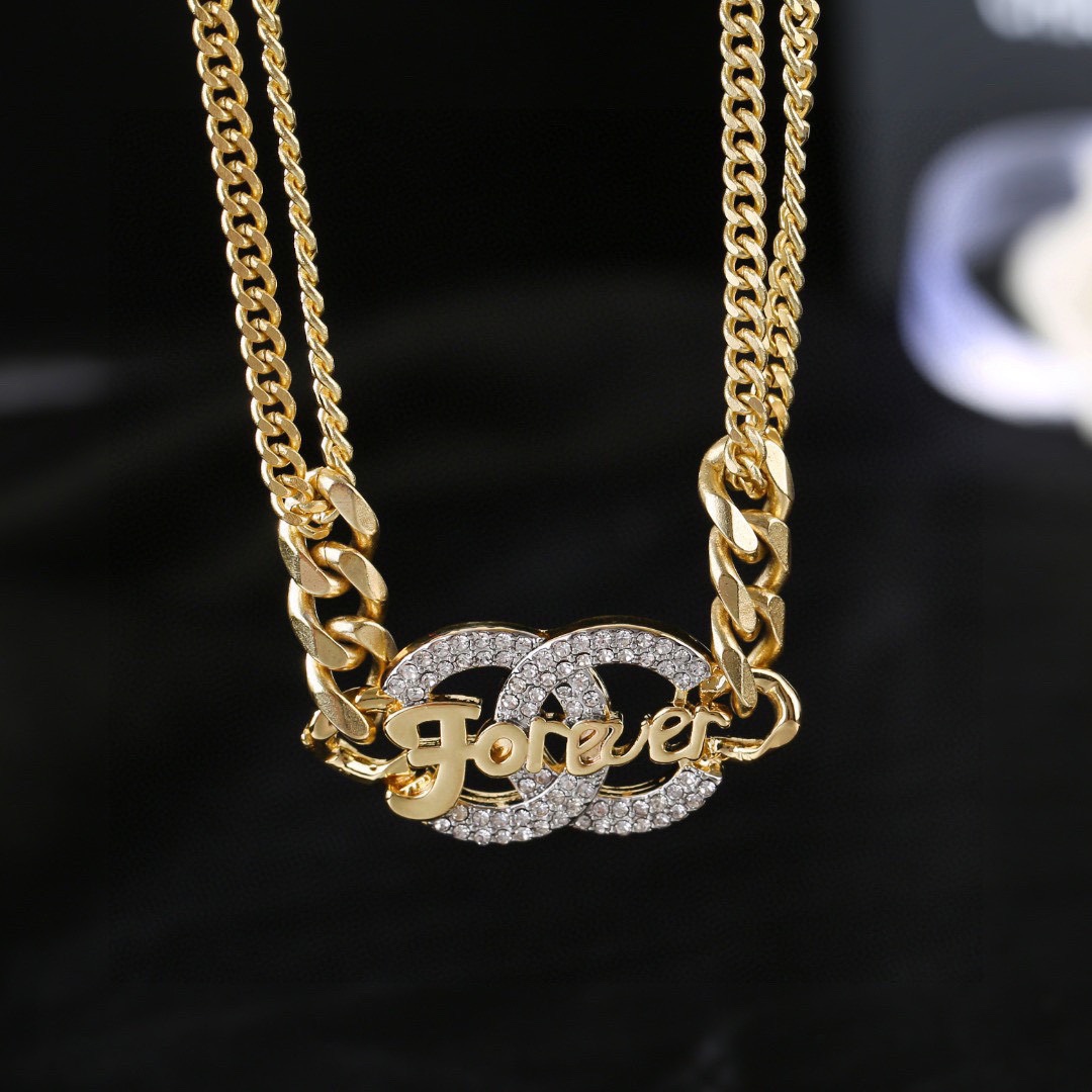 【CHANEL】ネックレス、新しいネックレス万能シンプルファッションオーナメント-BRAND OFF