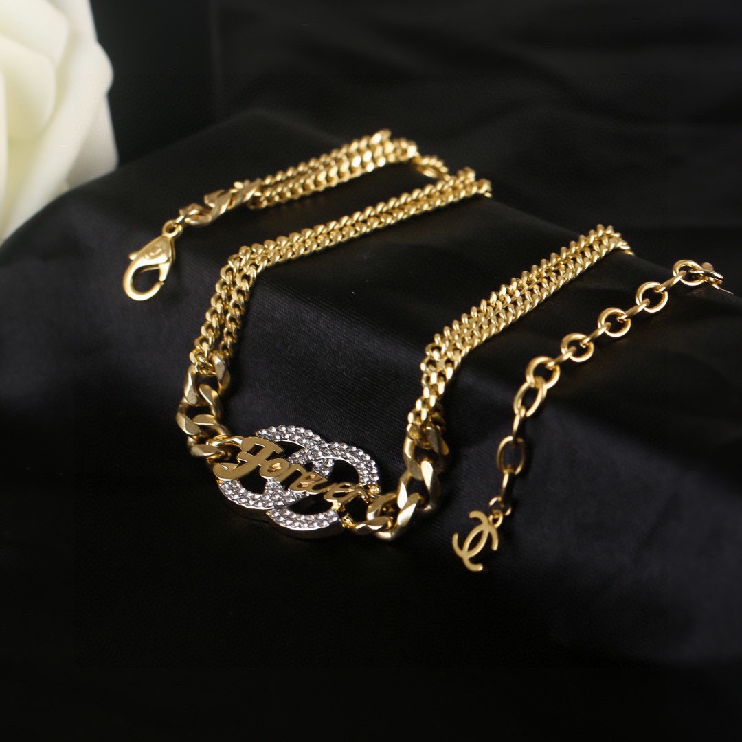 【CHANEL】ネックレス、新しいネックレス万能シンプルファッションオーナメント-BRAND OFF