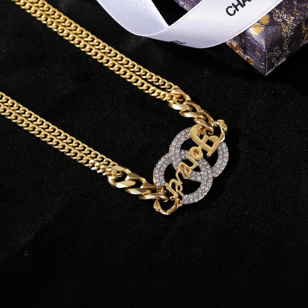 【CHANEL】ネックレス、新しいネックレス万能シンプルファッションオーナメント-BRAND OFF