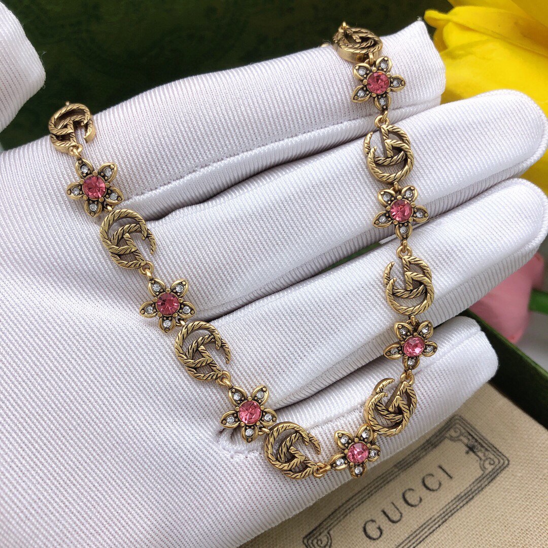 【GUCCI】ネックレス、新しいネックレス万能シンプルファッションオーナメント-BRAND OFF