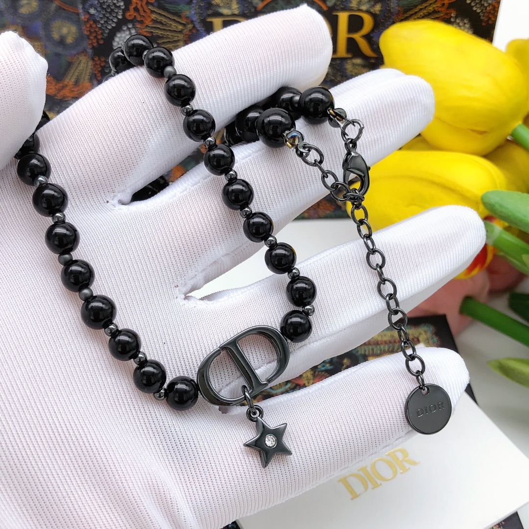 【2026】【DIOR】ネックレス、新しいネックレス万能シンプルファッションオーナメント-BRAND OFF
